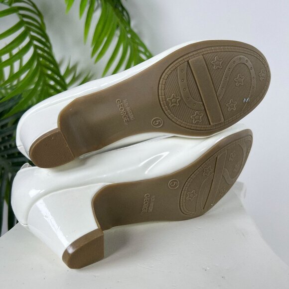 Vintage Y2K White Flower Cottagecore Fairy Coquette Modest Dress Heels / 7 - Picture 6 of 7